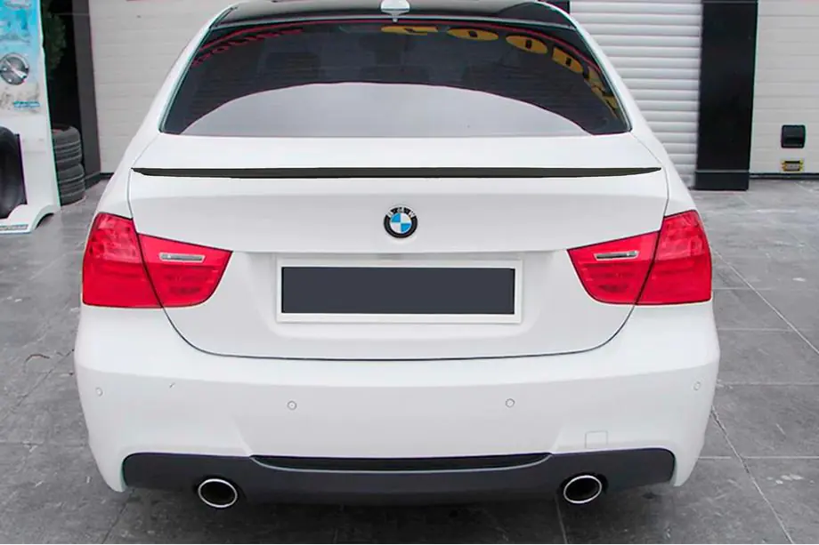 BMW 3-serie E90/E91 2005–2011 M3-Style spoiler (til E90, blank sort) Image