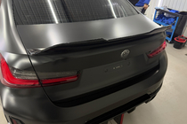 BMW 3-serie G20/G21 2018– PSM-Style bagspoiler (til G20/G80, blank sort) foto 2