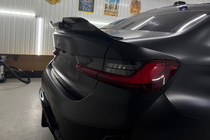 BMW 3-serie G20/G21 2018– PSM-Style bagspoiler (til G20/G80, blank sort) foto 3