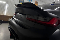 BMW 3-serie G20/G21 2018– PSM-Style bagspoiler (til G20/G80, blank sort) foto 7