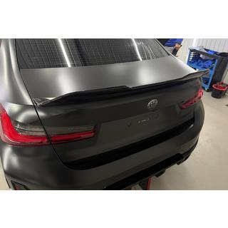PSM-Style bagspoiler (til G20/G80, blank sort) BMW 3-serie G20/G21 2018– foto 2