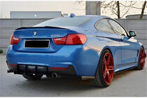 BMW 4-serie F32/F33/F36 2012–2020 M4-Style V2 spoiler (til F32, sort højglans) foto 1