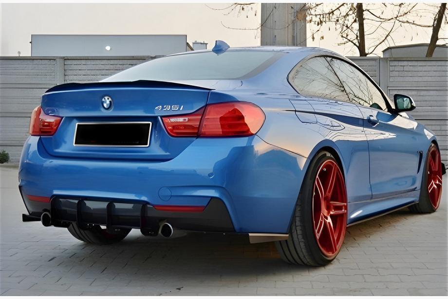 BMW 4-serie F32/F33/F36 2012–2020 M4-Style V2 spoiler (til F32, sort højglans) Image