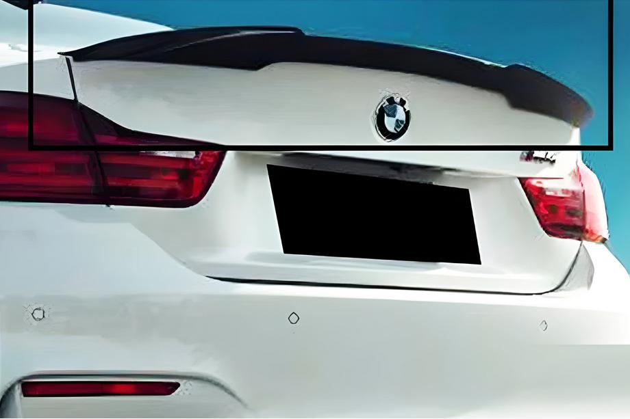 BMW 4-serie F32/F33/F36 2012–2020 M4-Style V1 spoiler (til F32, sort højglans) Image