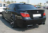 BMW 5-serie E60/E61 2003–2010 Bagrudevisir DPT V-3 (sort højglans) foto 3