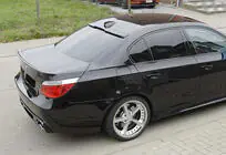 BMW 5-serie E60/E61 2003–2010 Bagrudevisir DPT V-3 (sort højglans) foto 4