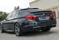 BMW 5-serie F10/F11 2010–2016 M4-Style V1 spoilerlip (til F10, sort højglans) foto 4