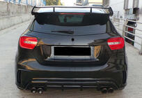 Mercedes A-Klasse W176 2012–2018 Spoiler DPT V-1 (højglans sort) foto 5