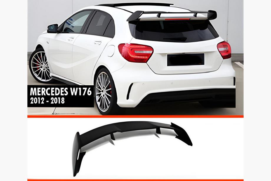 Mercedes A-Klasse W176 2012–2018 Spoiler DPT V-2 (sort højglans) Image