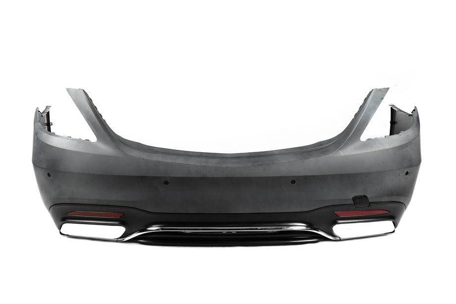 Mercedes S-klasse W222 2013–2022 Bagkofanger med diffuser S65/S63 AMG (2018-2022) Foto 1