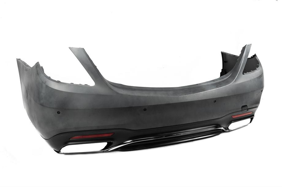 Mercedes S-klasse W222 2013–2022 Bagkofanger med diffuser S65/S63 AMG (2018-2022) Foto 2