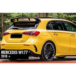 Spoiler DPT V-1 (højglans sort) Mercedes A-klasse W177 2018–
