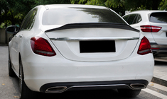 Mercedes C-klasse W205 2014–2021 Spoiler DPT V-2 (sort højglans) foto 1