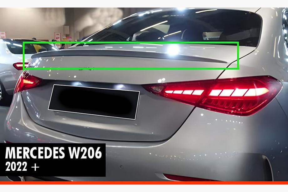 Mercedes C-klasse W206 2022– DPT spoiler (sort højglans) Image