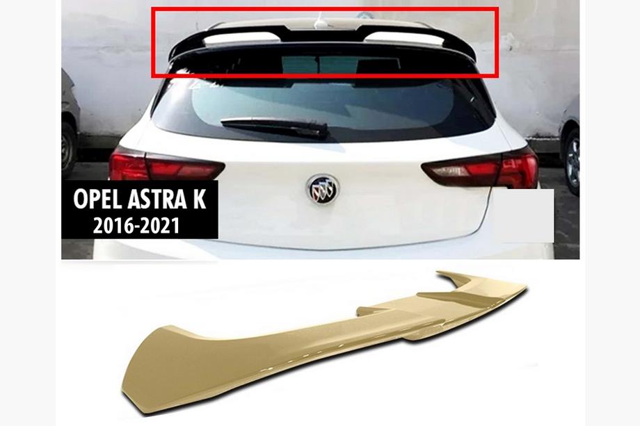 Opel Astra K 2016–2021 Spoiler DPT V-1 (højglans sort) Image