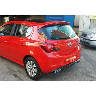 Spoiler DPT V-2 (sort højglans) Opel Corsa E 2015–2019 foto 3