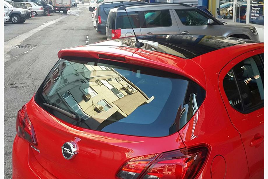 Opel Corsa E 2015–2019 Spoiler DPT V-2 (sort højglans) Image
