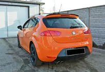 Seat Leon 2005–2012 Spoiler DPT V-1 (2009-2012, blank højglans) foto 4