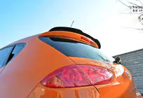 Seat Leon 2005–2012 Spoiler DPT V-1 (2009-2012, blank højglans) foto 2