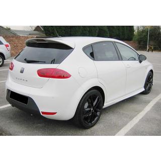 Spoiler DPT V-4 (2009-2012, sort højglans) Seat Leon 2005–2012 foto 4