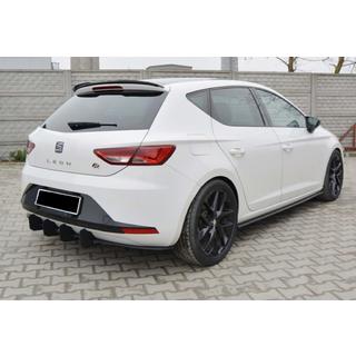 Spoiler DPT V-8 (sort højglans) Seat Leon 2013–2020 foto 3
