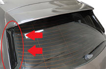Seat Leon 2013–2020 Spoilerflaps Flap DPT (2 stk., sort højglans) foto 1