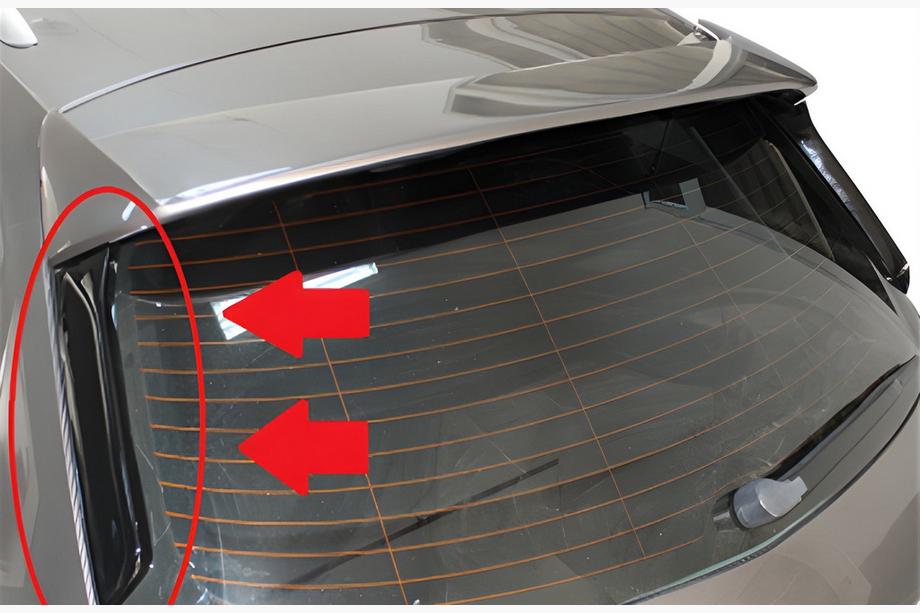 Seat Leon 2013–2020 Spoilerflaps Flap DPT (2 stk., sort højglans) Image