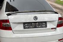 Skoda Octavia III A7 2013–2019 Spoiler DPT V-5 (højglans sort) foto 2