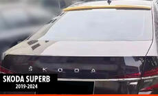 Skoda Superb 2015–2024 DPT V-2 bagspoiler (2019-2024, sort højglans) foto 1