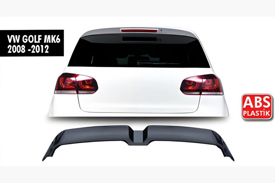 Volkswagen Golf 6 2008–2014 Spoiler DPT V-3 (HB, sort højglans) Image