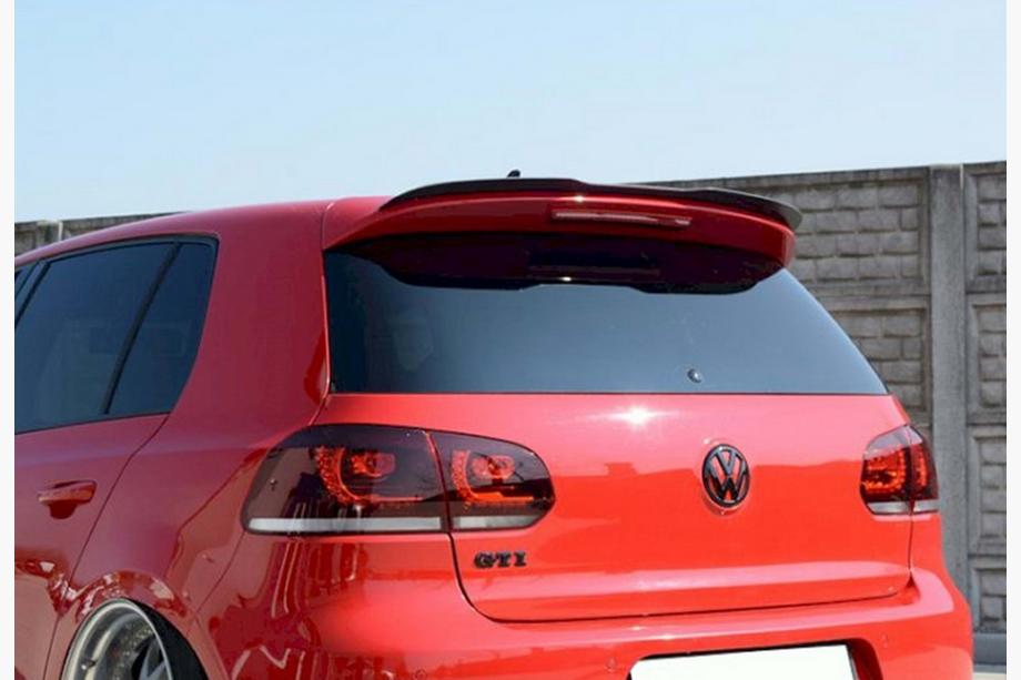 Volkswagen Golf 6 2008–2014 DPT V-4 spoiler (HB, sort blank) Image