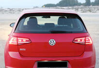 Volkswagen Golf 7/E-Golf 2012–2020 Spoiler DPT V-1 (til GTI / R HB, blank sort) foto 4