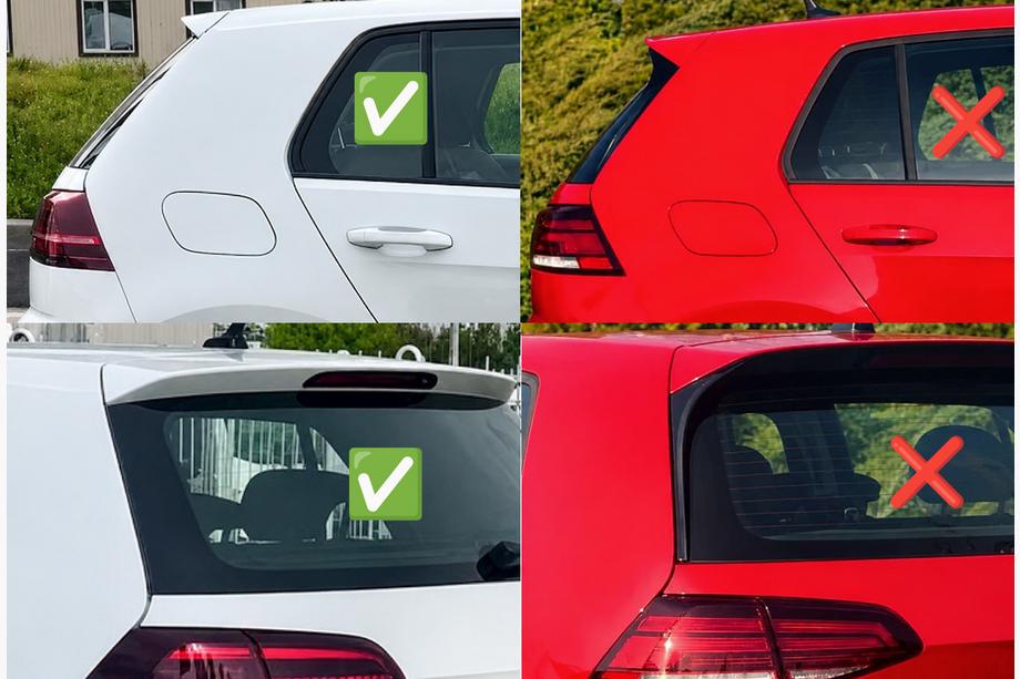 Volkswagen Golf 7/E-Golf 2012–2020 Spoiler DPT V-3 (til Base HB, klar til lakering) Foto 6