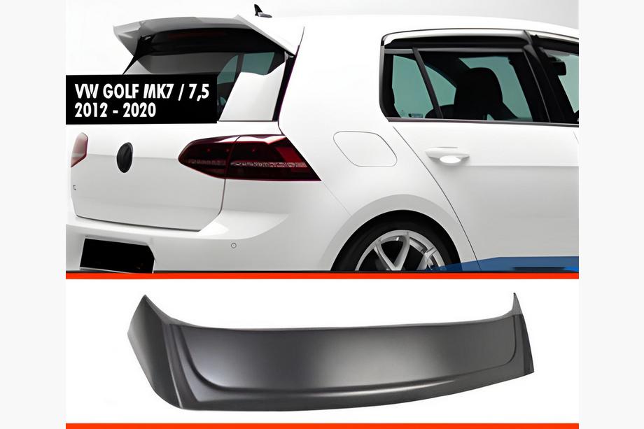 Volkswagen Golf 7/E-Golf 2012–2020 DPT V-6 spoiler (til GTI / R HB, højglans sort) Image