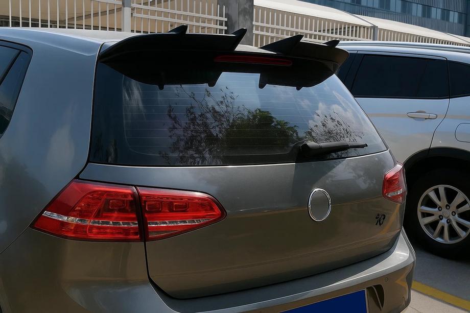 Volkswagen Golf 7/E-Golf 2012–2020 Spoiler DPT V-7 (til Base HB, sort højglans) Foto 2