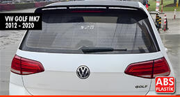 Volkswagen Golf 7/E-Golf 2012–2020 DPT V-8 spoiler (til Base HB, blank sort) foto 1