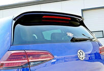 Volkswagen Golf 7/E-Golf 2012–2020 DPT V-9 spoiler (til GTI / R HB, blank sort) foto 1