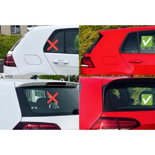 DPT V-9 spoiler (til GTI / R HB, blank sort) Volkswagen Golf 7/E-Golf 2012–2020 foto 4