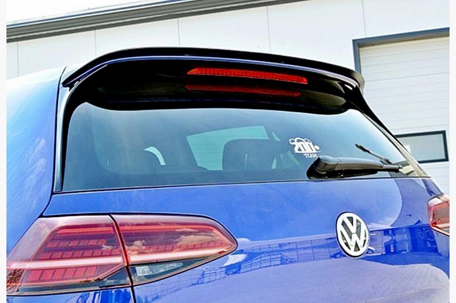 Volkswagen Golf 7/E-Golf 2012–2020 DPT V-9 spoiler (til GTI / R HB, blank sort) Image