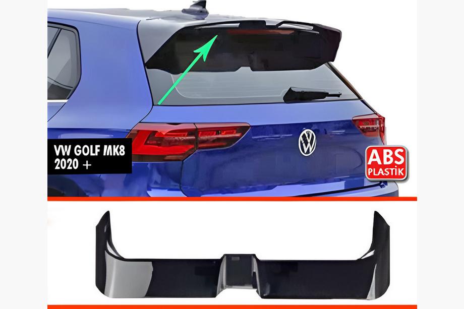 Volkswagen Golf 8 2019– DPT V-1 spoiler (HB, blank højglans) Image
