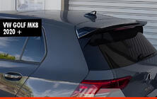 Volkswagen Golf 8 2019– DPT V-2 spoiler (HB, blank højglans sort) foto 1