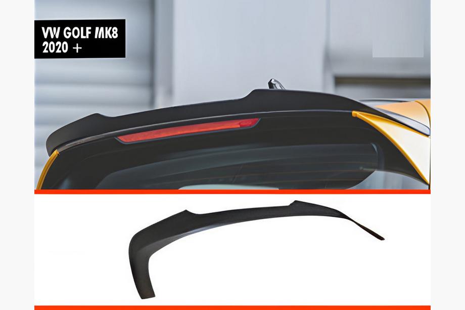 Volkswagen Golf 8 2019– DPT V-4 spoiler (HB, sort blank) Foto 1