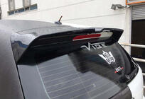 Volkswagen Polo 2010–2017 Spoiler DPT V-3 (HB, sort højglans) foto 1