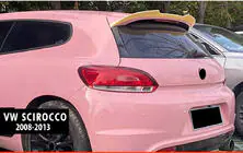 Volkswagen Scirocco 2008–2017 DPT V-5 spoiler (2008-2013, sort højglans) foto 1
