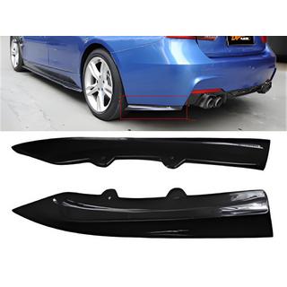 Bageste FLAP-tilføjelser DPT (blank sort) BMW 3-serie F30/F31 2012–2019 foto 1