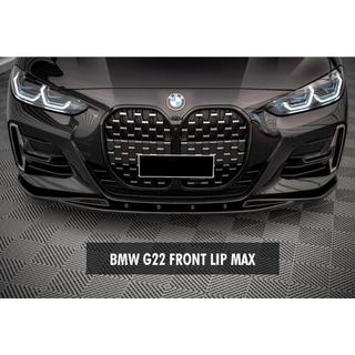 DPT V-1 front lip (til G22/G23, blank sort) BMW 4-serie G22/23/26 2020– foto 1