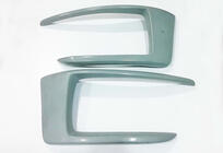 Seat Leon 2013–2020 Canards til bagkofanger DPT (2017-2020, 2 stk, blank sort) foto 6