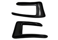 Seat Leon 2013–2020 Canards til bagkofanger DPT (2017-2020, 2 stk, blank sort) foto 5