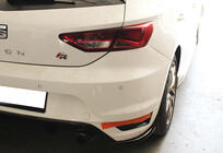Seat Leon 2013–2020 Bageste FLAP-tilføjelser DPT (blank sort) foto 1
