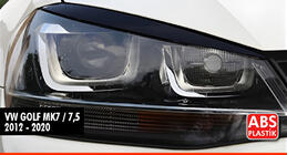 Volkswagen Golf 7/E-Golf 2012–2020 DPT forlygtevipper (2 stk., sort højglans) foto 1
